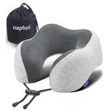 NAPFUN Neck Pillow for Traveling, Upgraded Travel Neck Pillow Without Bag - Image 1