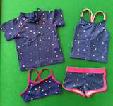 Mini Boden 4pc Polka Dot Swim Set 2/3T - Image 1