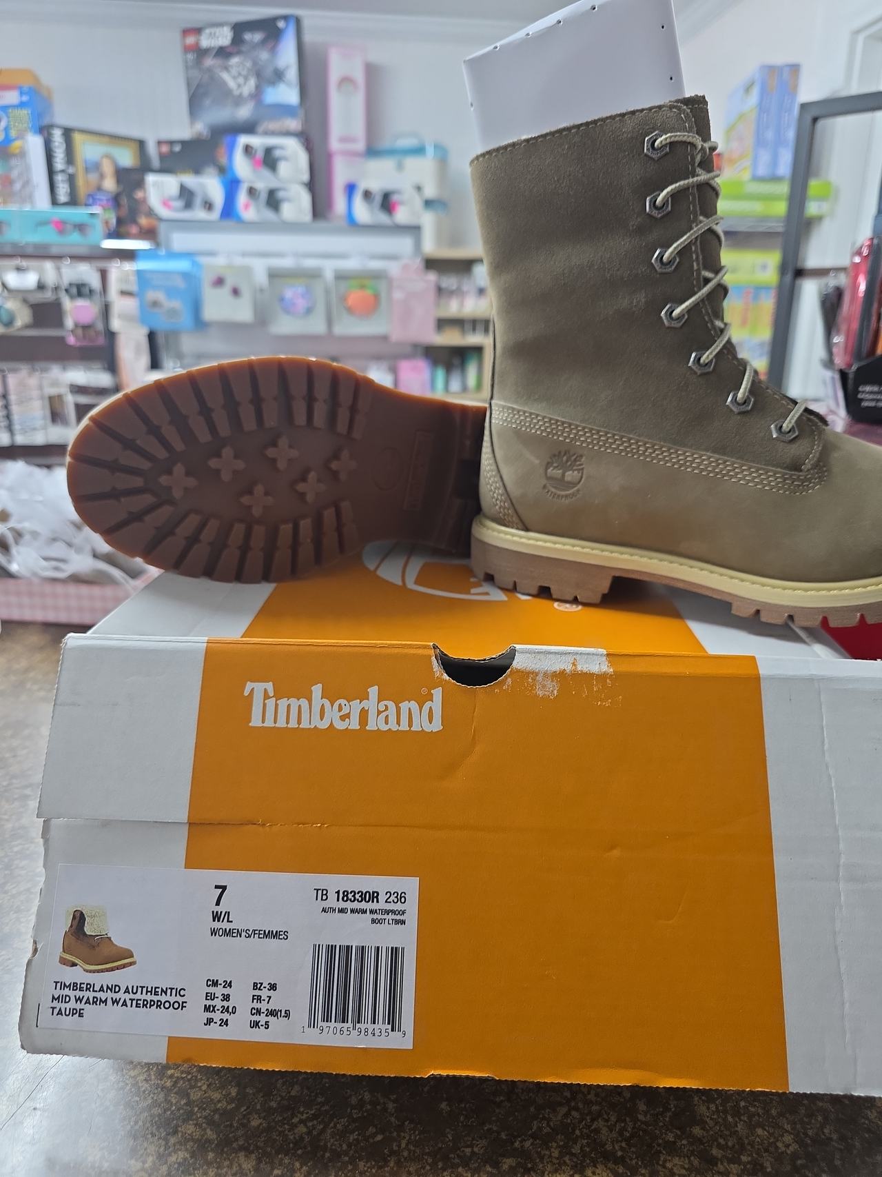 Timberland Women's Authentic Mid Warm Waterproof Boot
