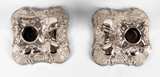 Vintage Silver Plated Repousse Candlesticks Pair - Image 4