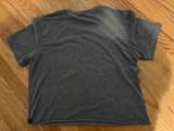 The North Face Half Dome Short Sleeve T-Shirt Grey Heather made into crop top - Image 3