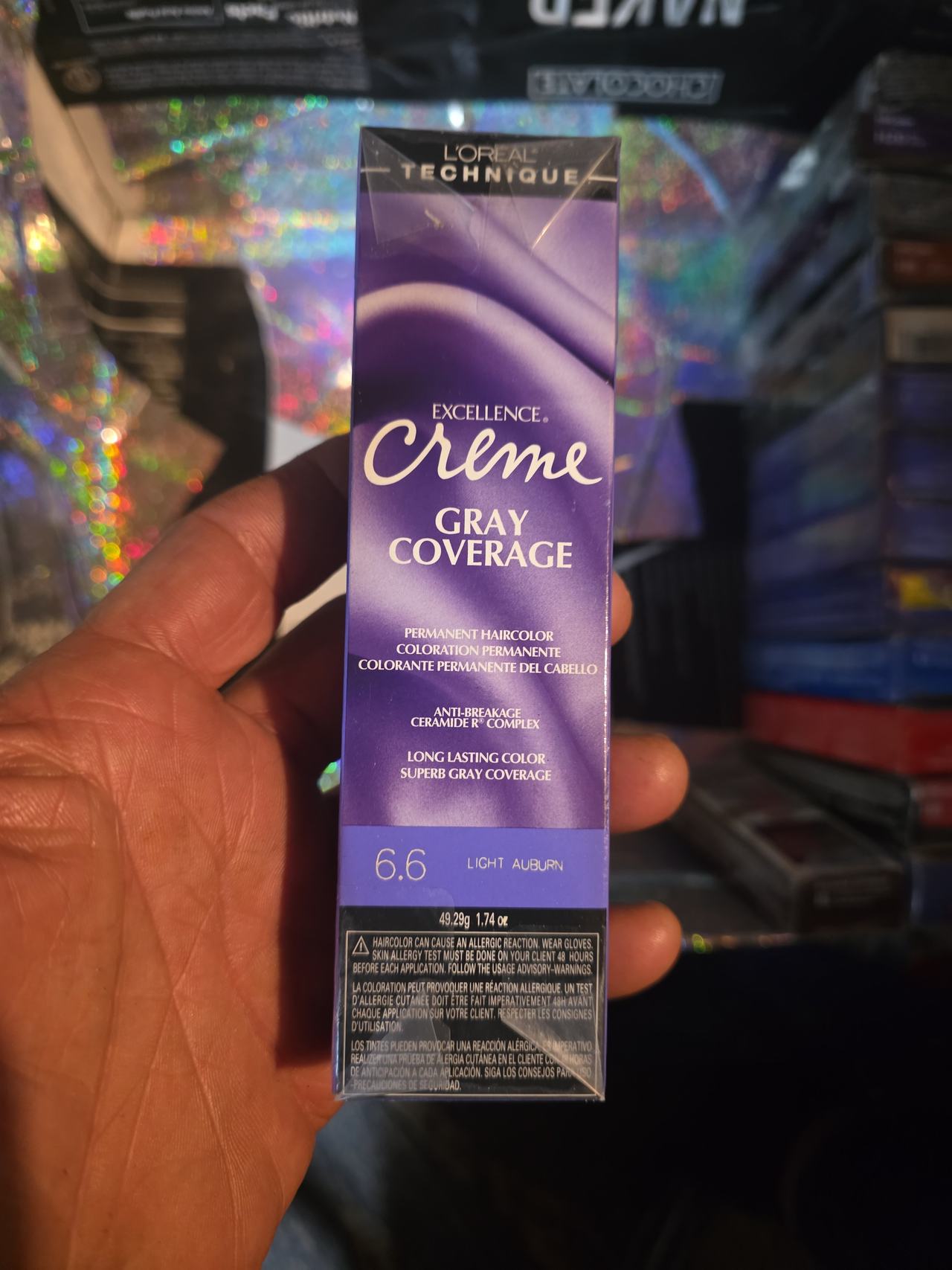 L'Oreal Technique Excellence Creme 6.6 Light Auburn