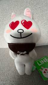 Takara Tomy Arts LINE Friends Cony Heart Eyes Plush - Image 2