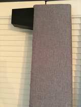 King size Upholstered Bed Frame- only headboard and skirt for around the bed - Image 4
