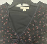 Aéropostale Floral Mesh V-Neck Top - Image 1