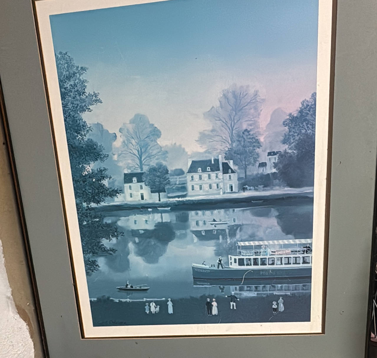 Michel Delacroix Framed Lithograph Print
