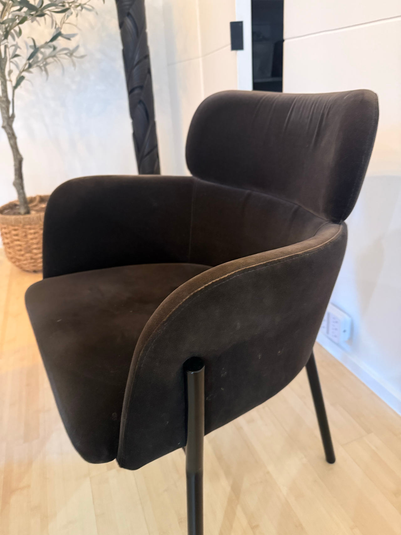 West Elm Mid-Century Upholstered Dining Chair
