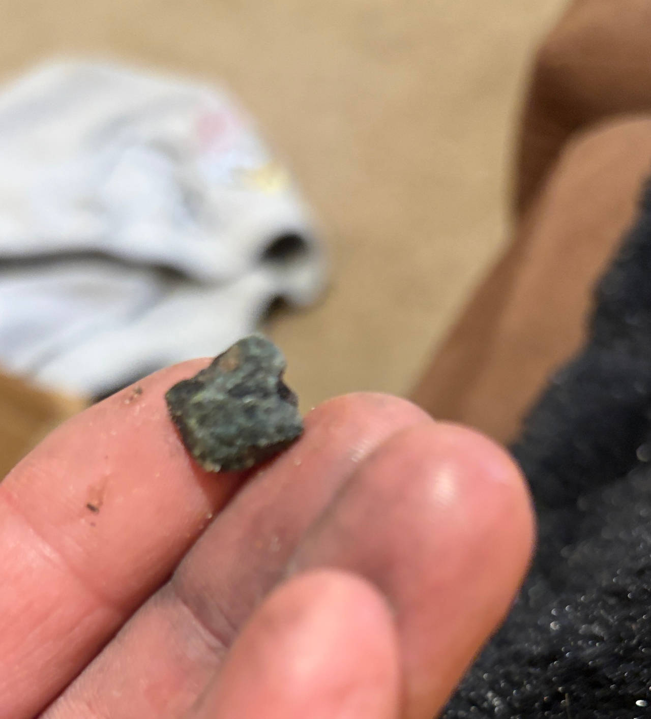 Raw Green Mineral Specimen