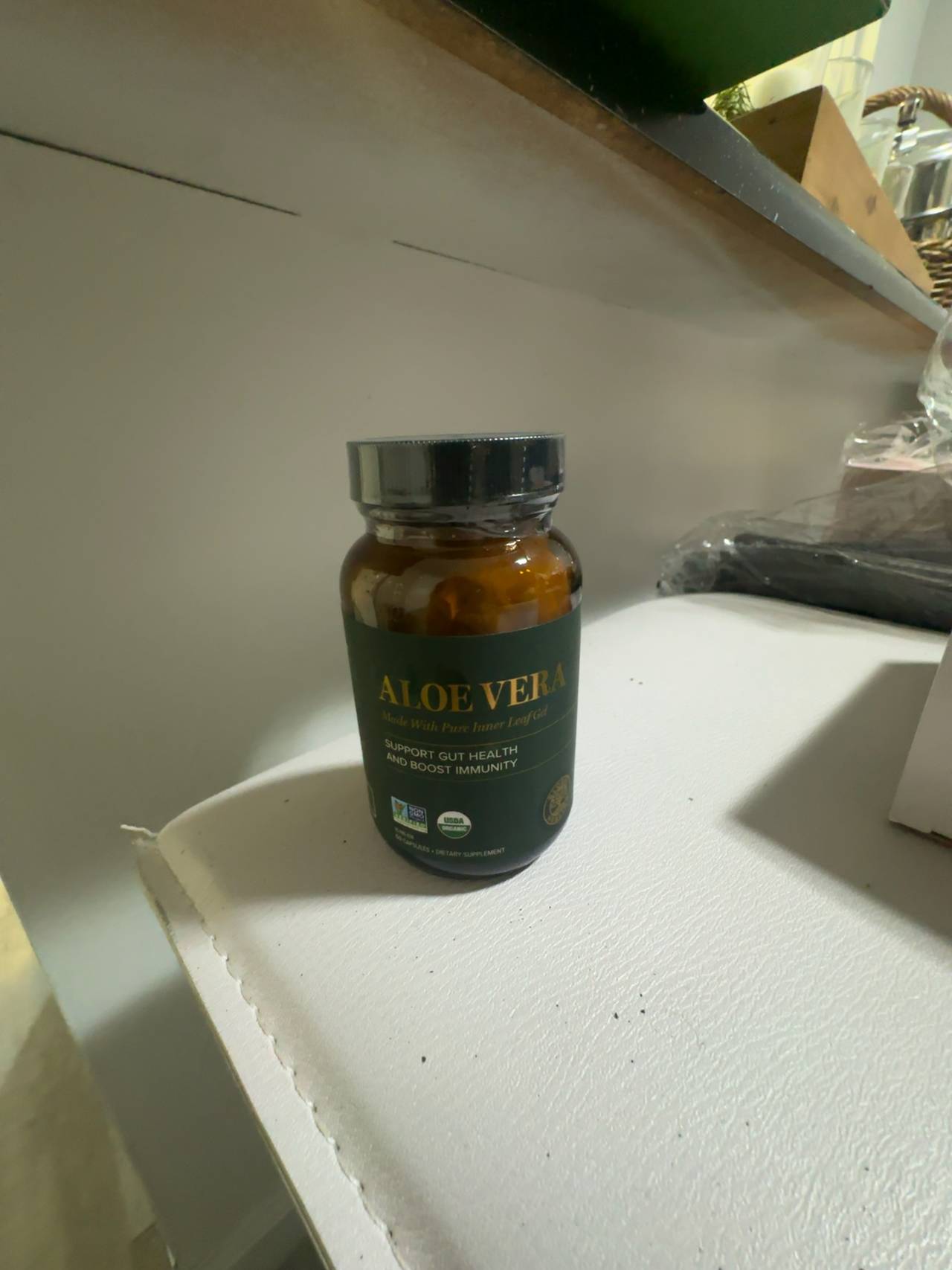 Global Healing Aloe Vera Bio-Active Organic Leaf 60 Capsules