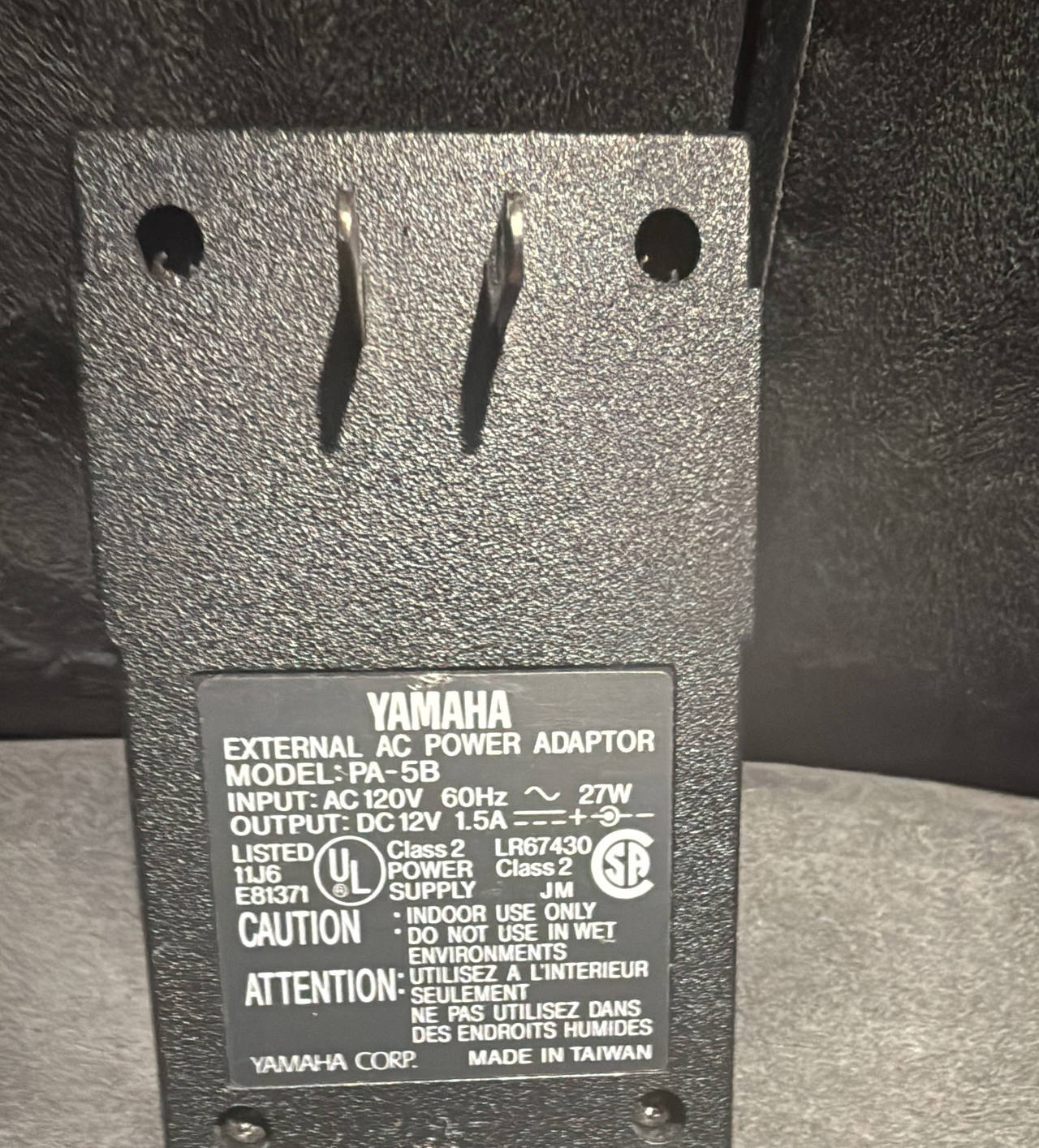 Yamaha PA-5B AC Power Adapter