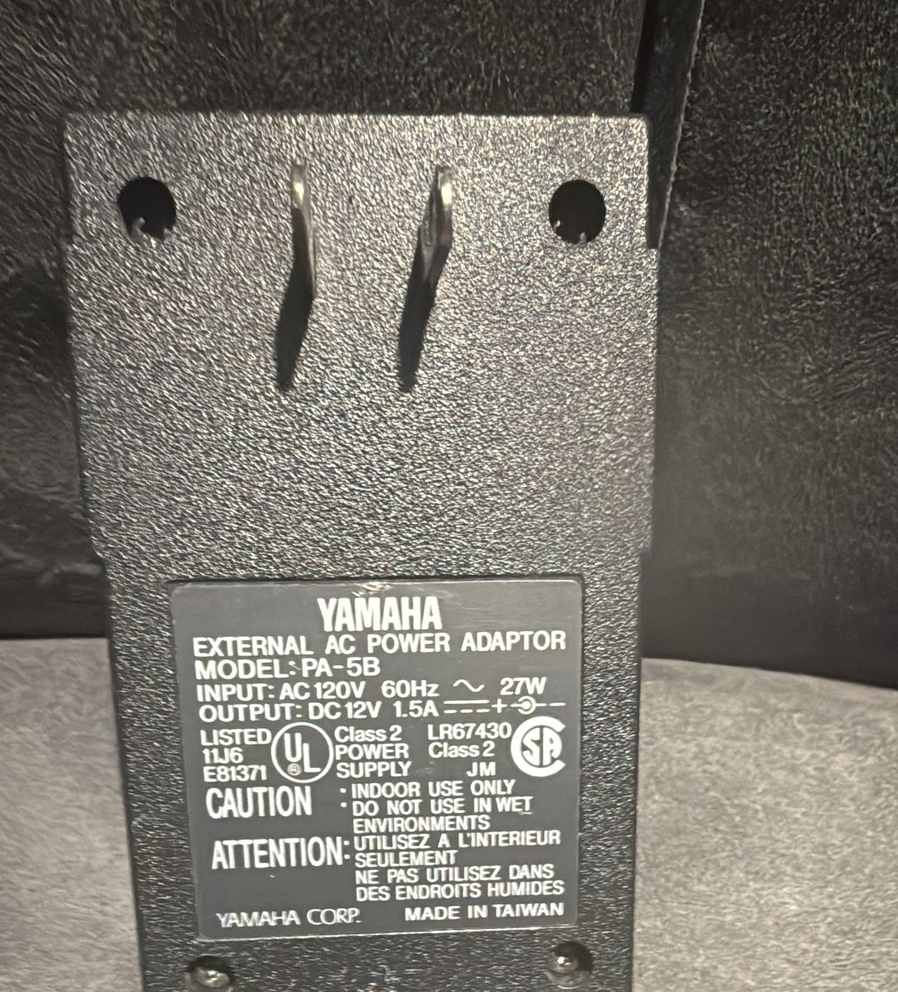 Yamaha PA-5B AC Power Adapter