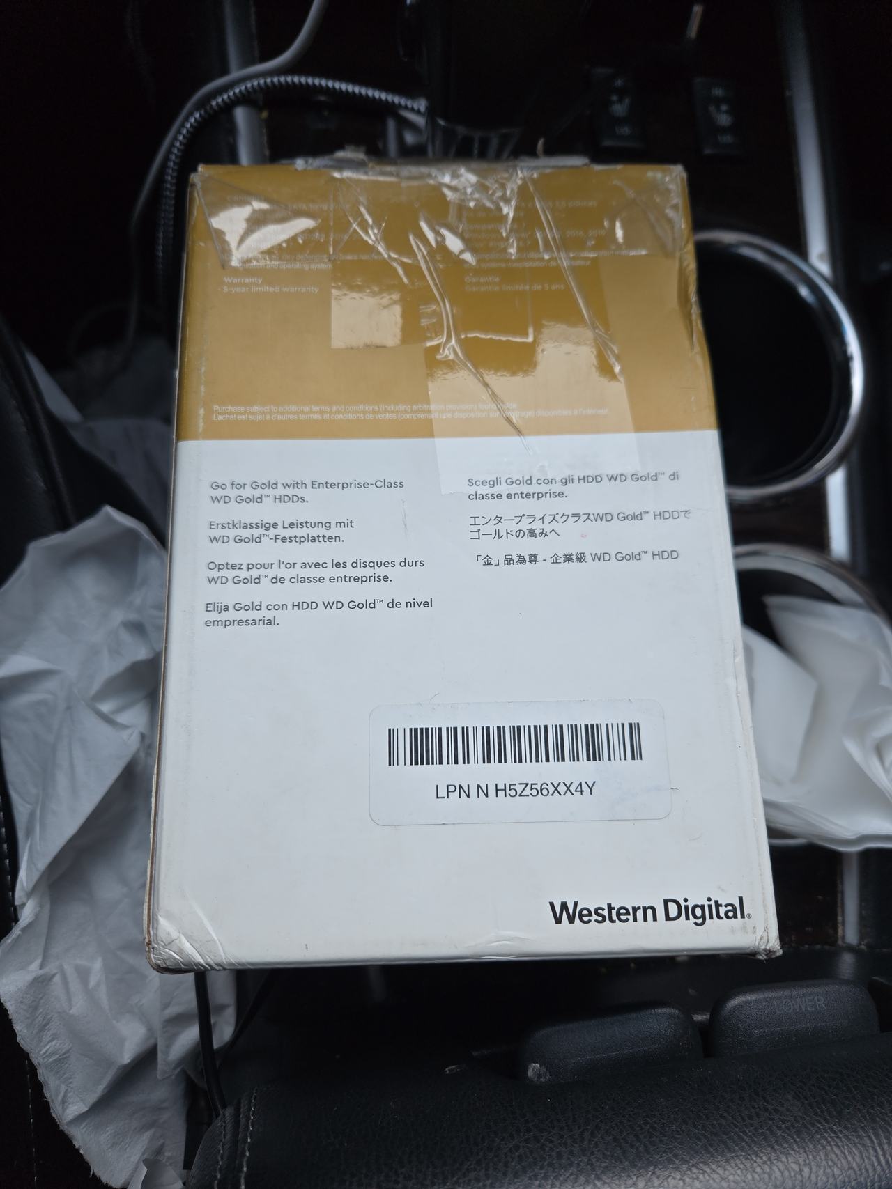 Western Digital Gold 26TB Enterprise Class SATA HDD