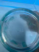 Anchor Hocking Teal Glass Jar Amish Pattern - Image 4