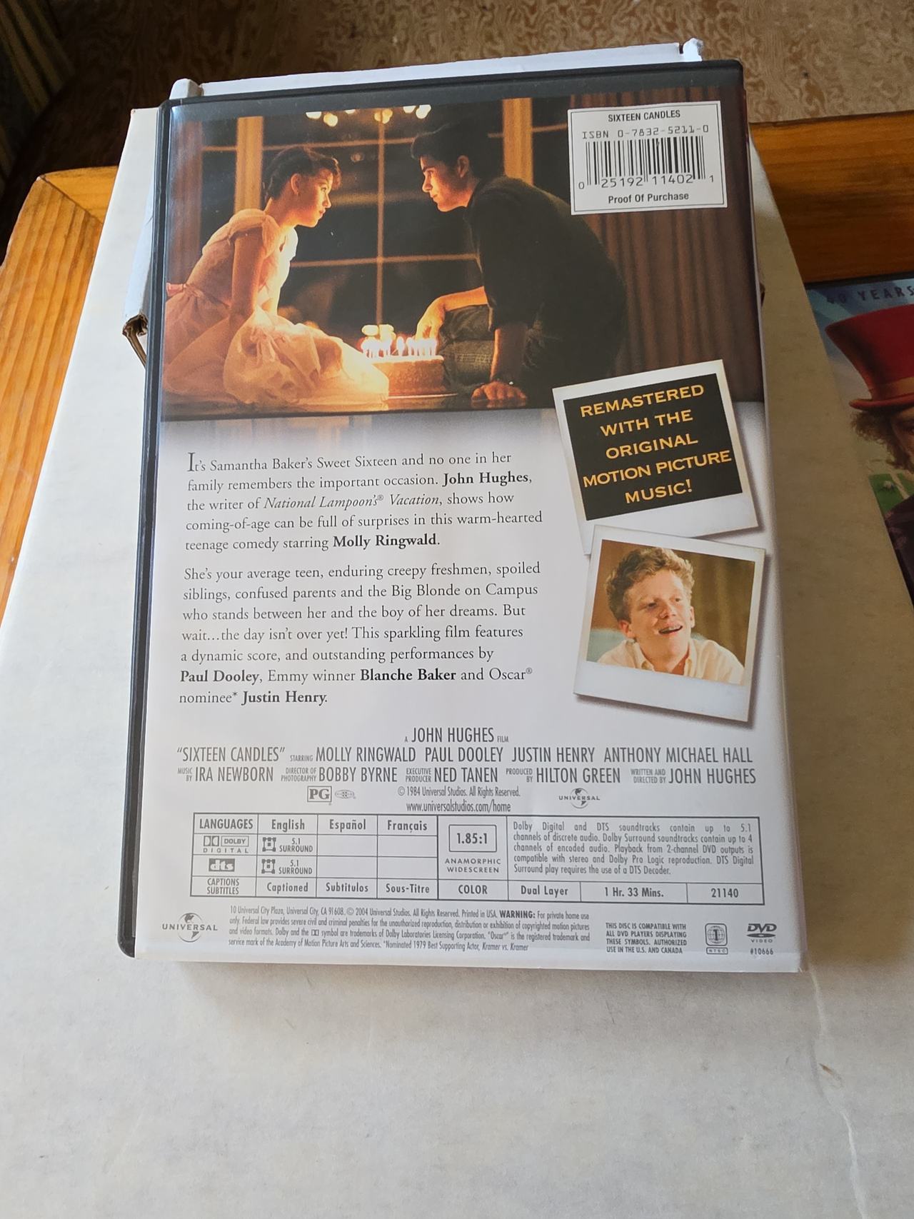 Sixteen Candles DVD