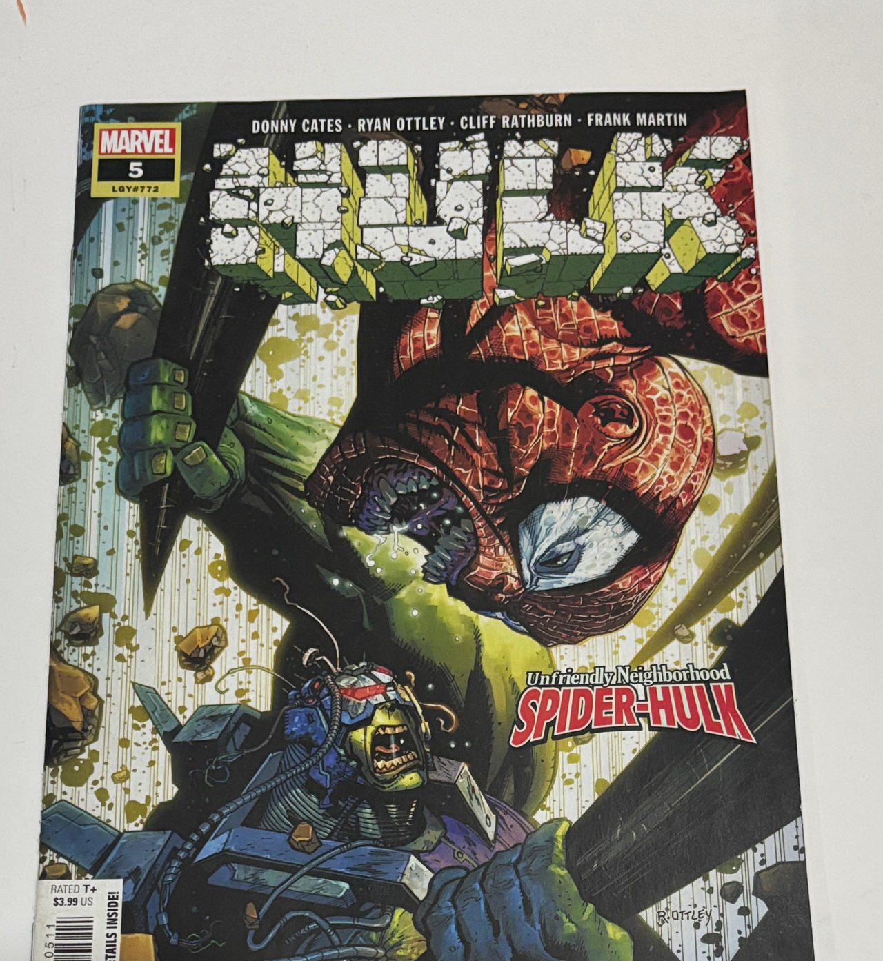 Hulk #5 (2022) Donny Cates Ryan Ottley Spider-Hulk Cover