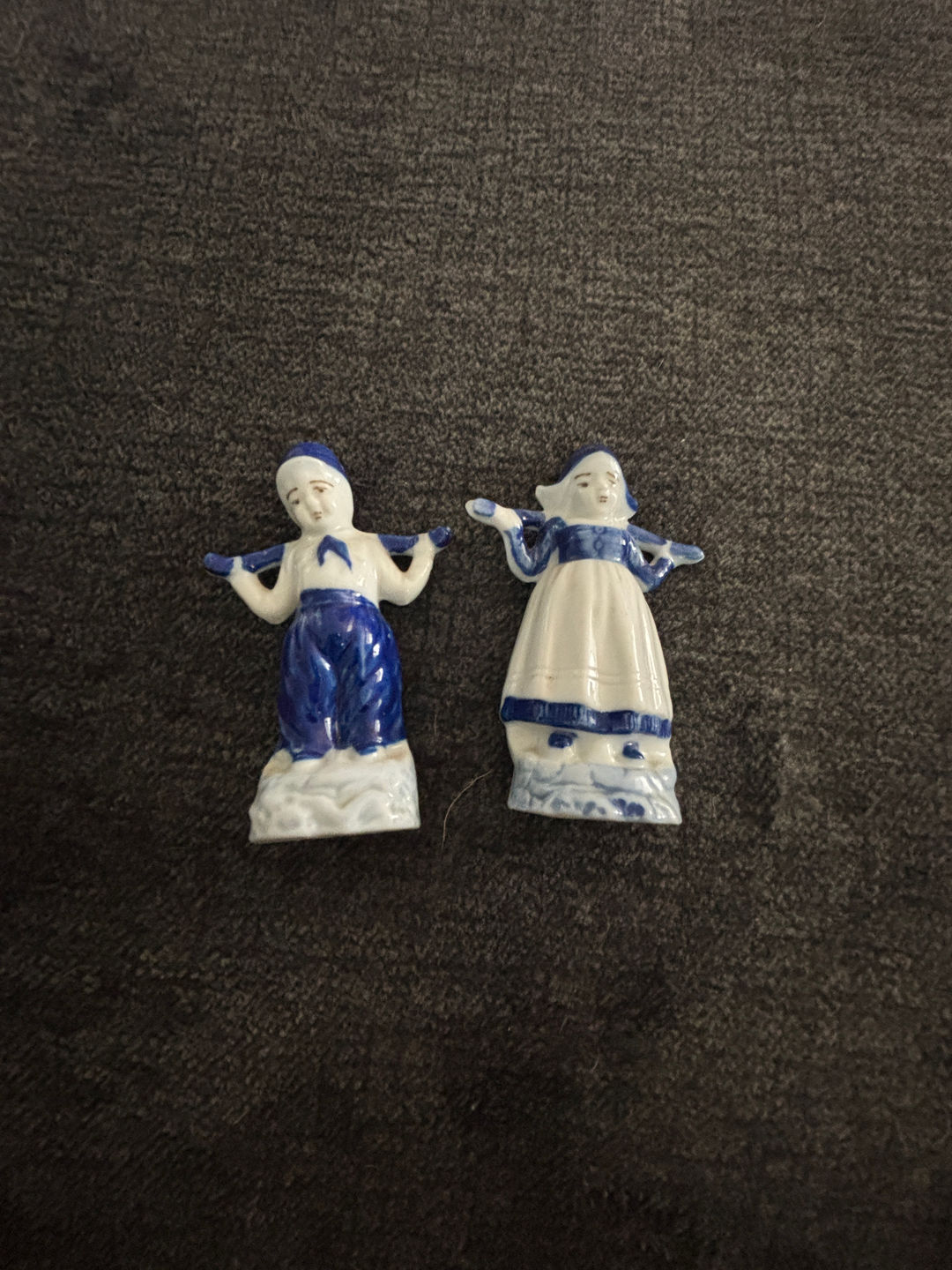 Delft Blue Dutch Boy and Girl Figurines