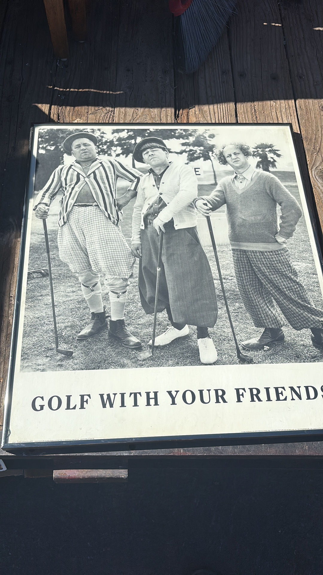Golf With Your Friends Poster (Three Stooges)