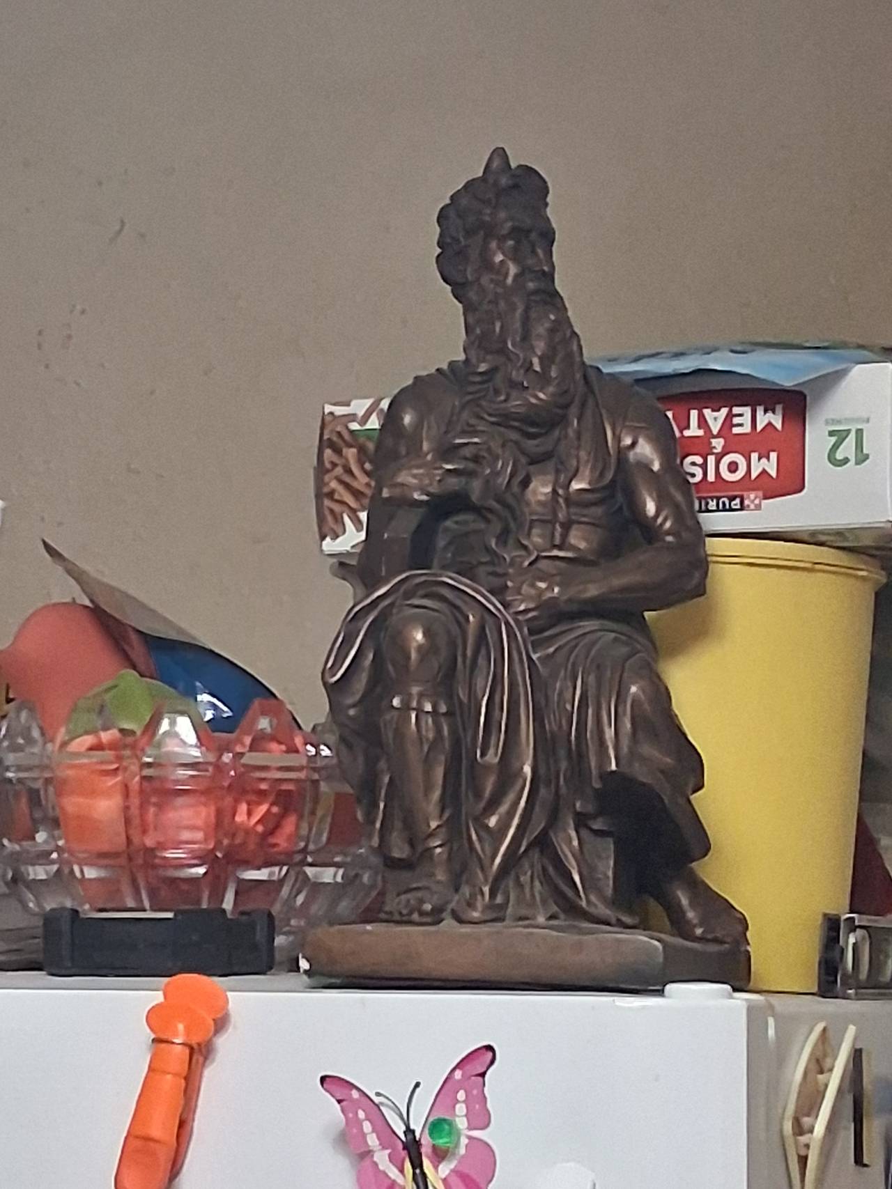 Michelangelo's Moses Statue Reproduction