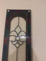 Antique French Stained Glass Panel with Leaded Glass, 20" Tall - Image 3