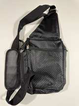 Heys Travel Crossbody Bag Anti Theft Shoulder Bag Black Organizer Pouch - Image 2