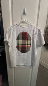 A New Bathing Ape BAPE Check Big Ape Head Tee White size Medium - Image 2
