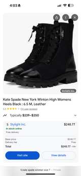 Kate Spade Women's Lace-Up Boots 6.5 - Image 2