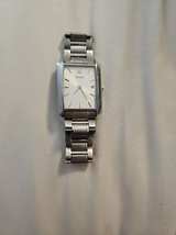 Bulova Men's Stainless Steel Rectangular Watch - Image 2