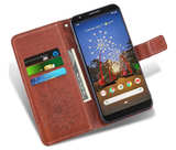 Phone Case for Google Pixel 3a XL Wallet Cases with Tempered Glass Screen Protec - Image 6