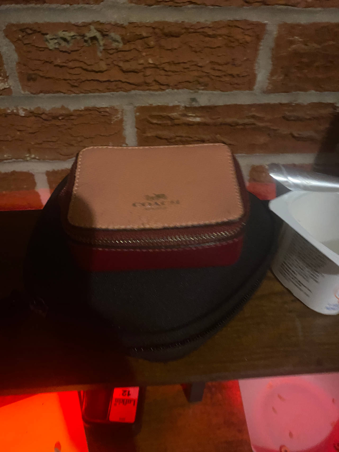 Coach Small Leather Jewelry Case