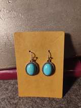 Southwestern Style Turquoise Necklace, Earrings, and Ring Set - Image 4