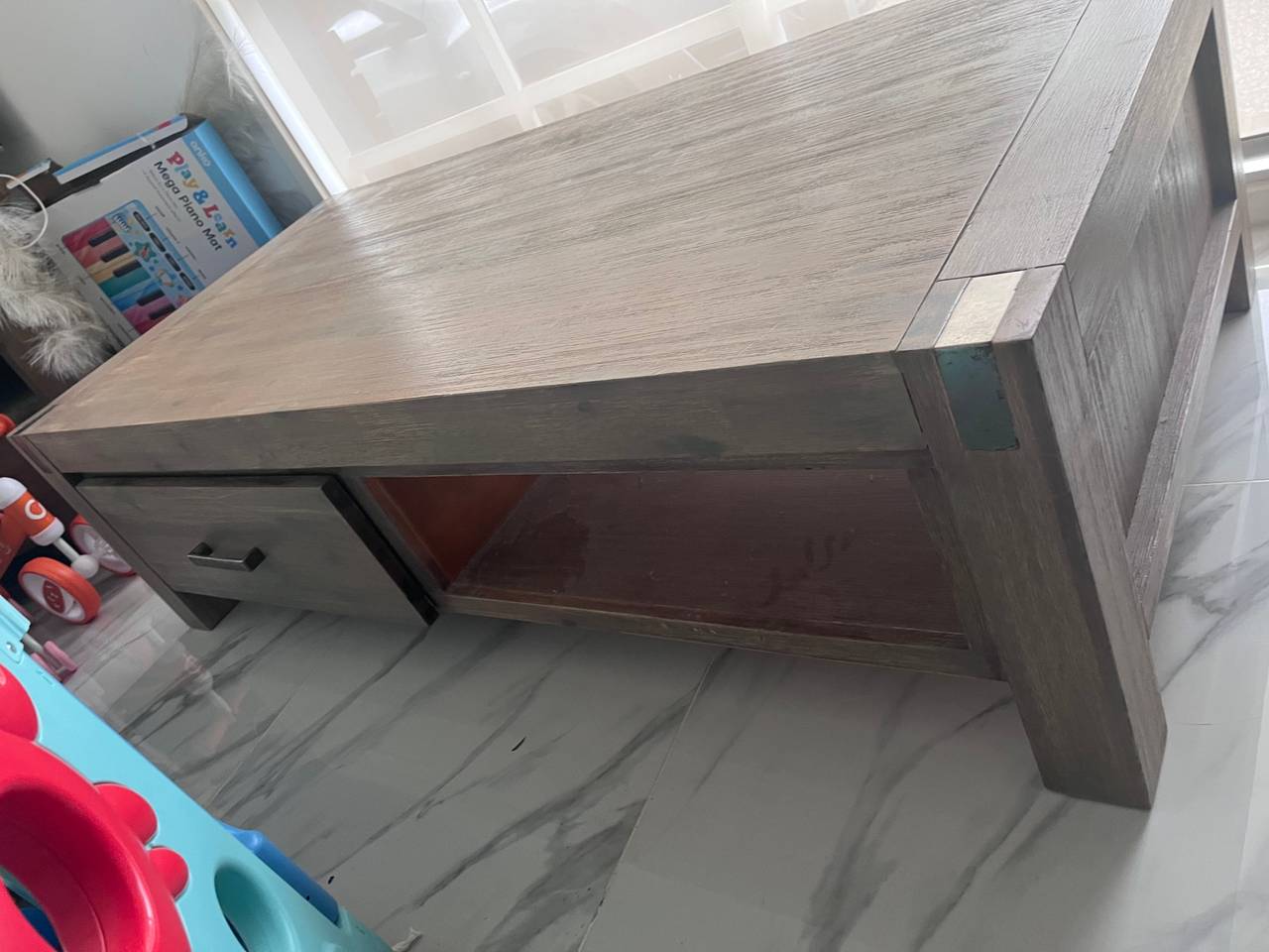 Wooden Coffee Table with Storage