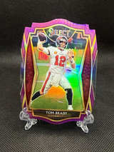2020 Panini Select Tom Brady Die-Cut Purple Prizm #101 - Image 1