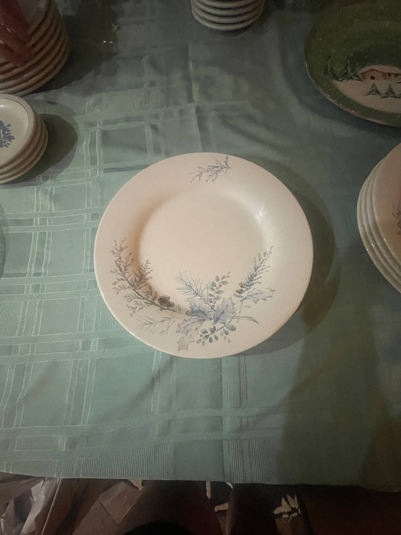 Corelle Winter Frost Blue Dinner Plate