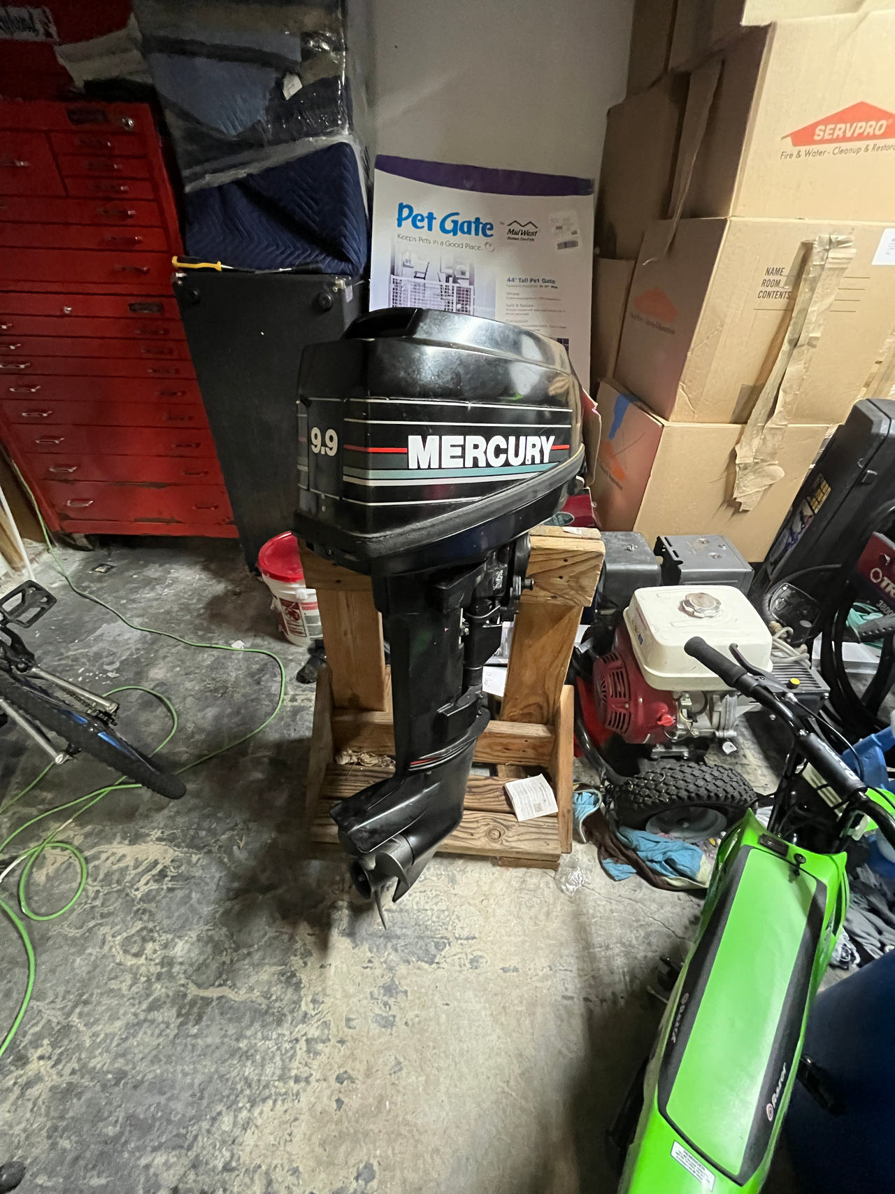 Mercury 9.9 HP Outboard Motor