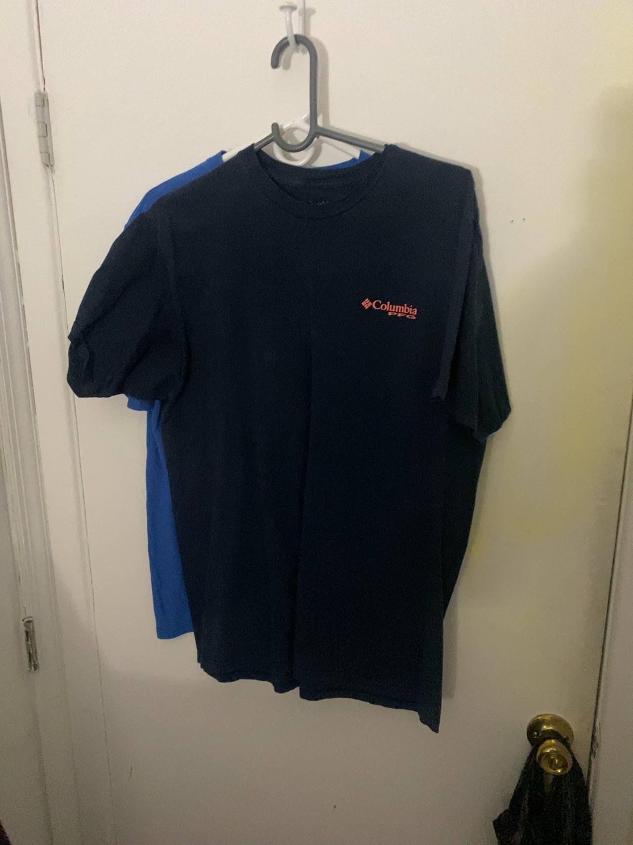 Columbia Men's PFG Triangle Short Sleeve T-shirt Navy Blue