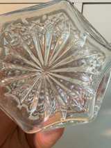 Vintage Diamond Cut Glass Vase - Image 3