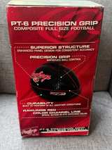 Rawlings PT-6 Precision Grip Full Size Football Black & Red - Image 4