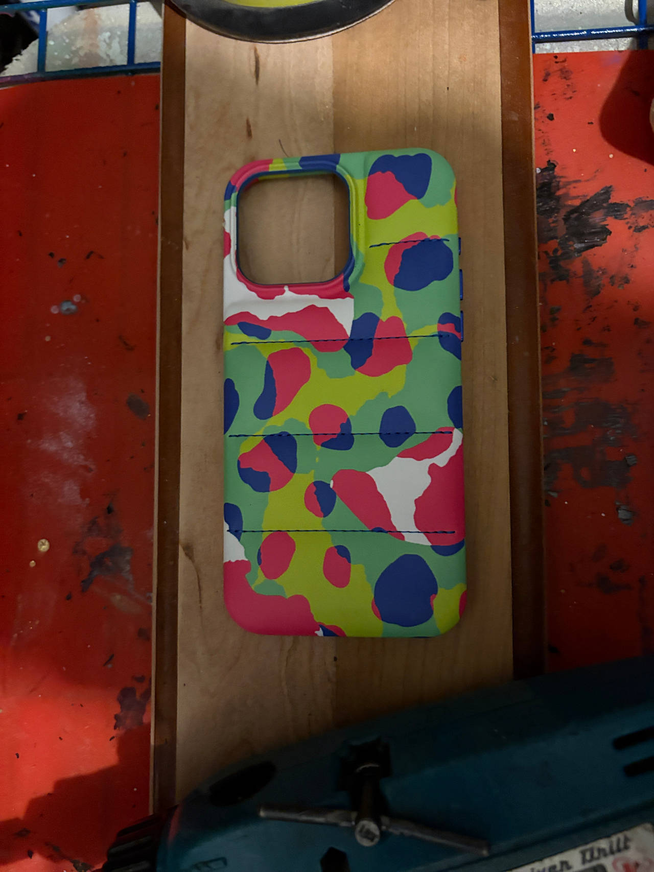 Heyday Apple iPhone Puffer Case, in collaboration with Sharone Townsend. NNT 