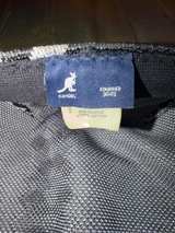 Kangol Argyle Stripe Flat Cap White Gray Large  - Image 7