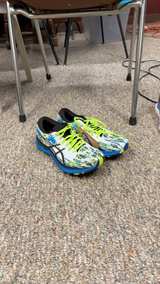 ASICS Gel Nimbus 24 Men's Running Shoes White/Black - Image 1