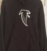 Atlanta Falcons Throwback Logo Pullover Hoodie - Image 1
