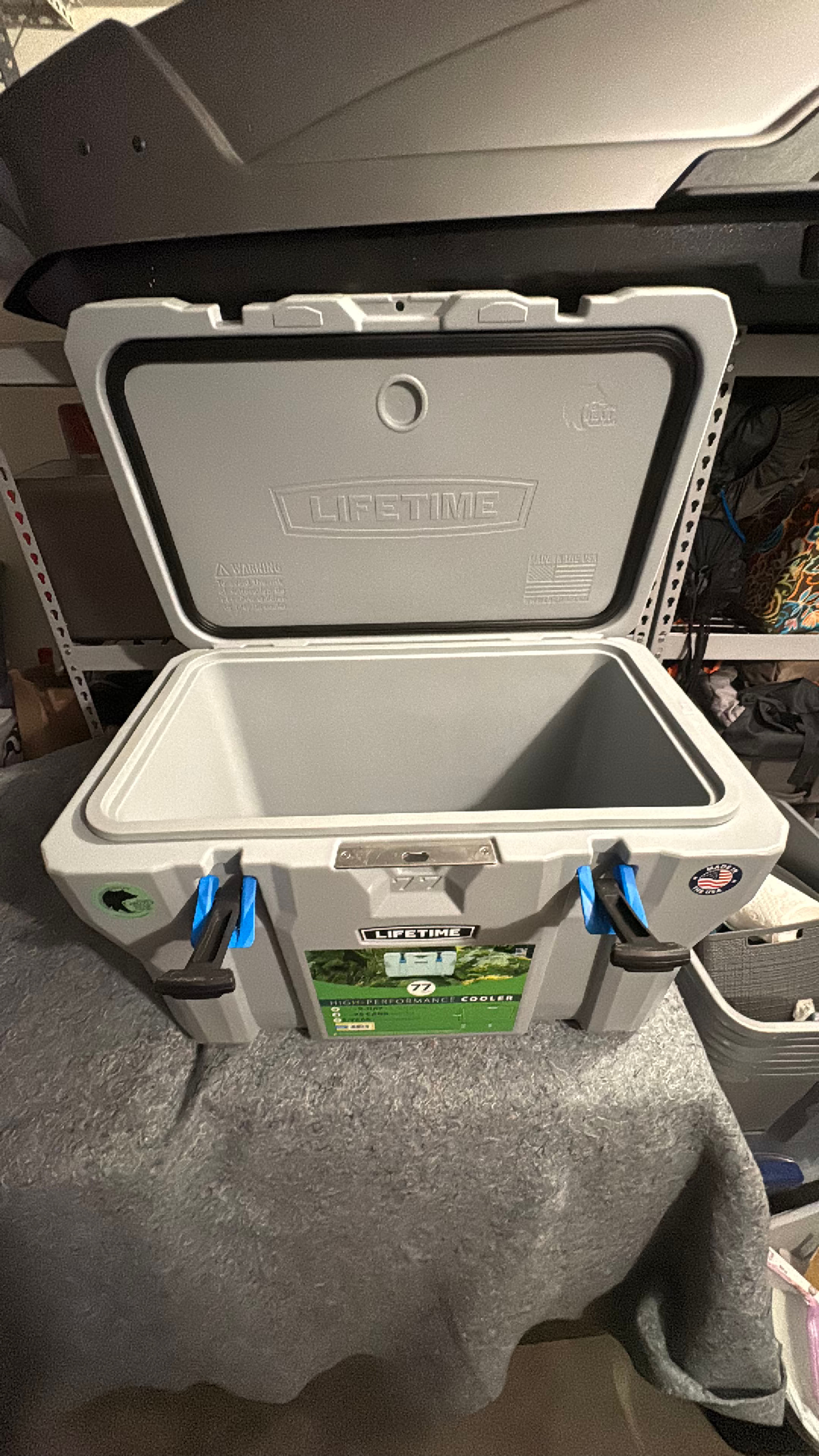 Lifetime 55 Quart High Performance Cooler Gray - Image 3