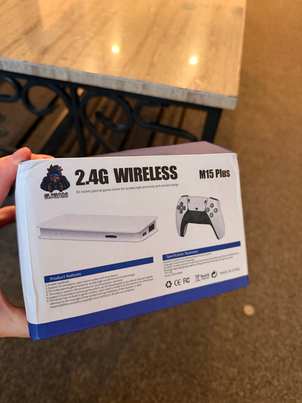 SJGAM M15 Plus Retro Game Console