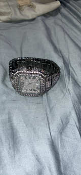 Iced Out Cartier Santos Watch - Image 3