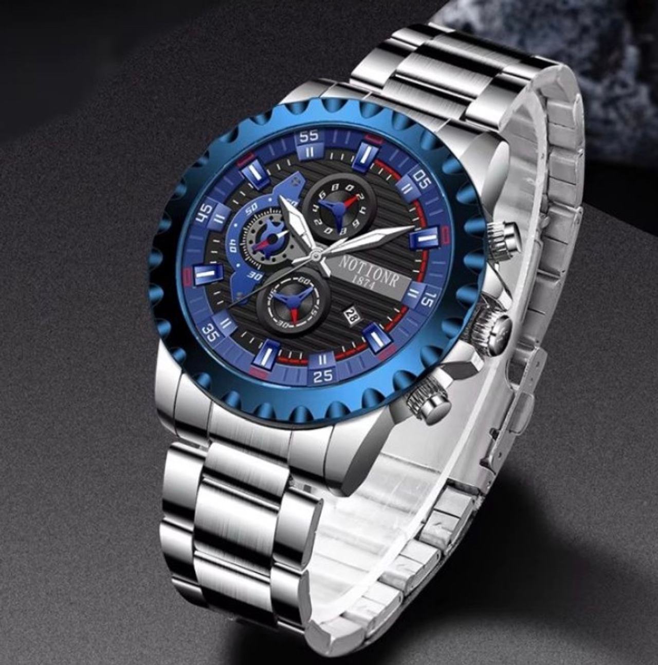 NOTTONR 1874 Men's Quartz Chronograph Watch