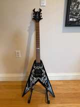 BC Rich Kerry King Signature KKV Flying V Black - Image 7