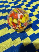 Hand Blown Glass Swirl Ornament - Image 3