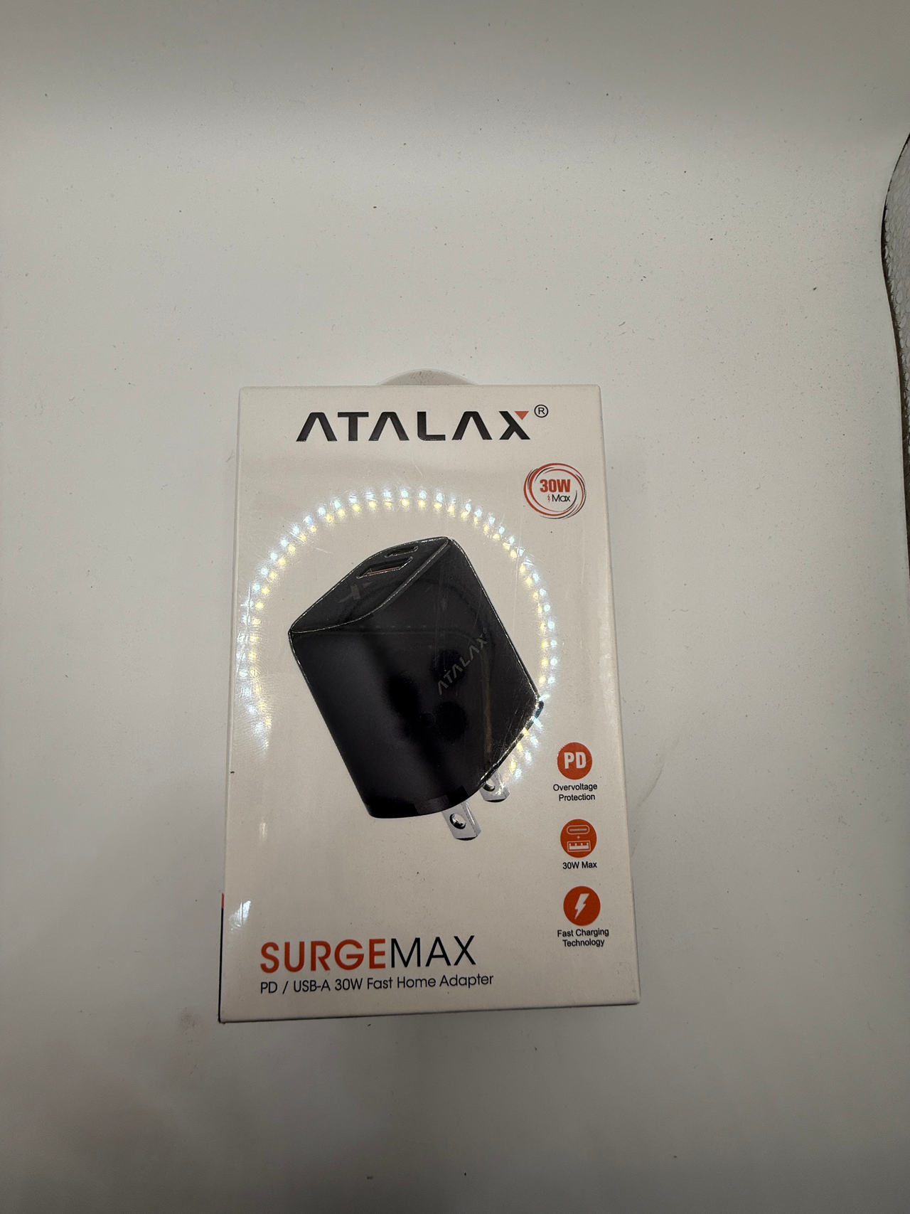 ATALAX SURGEMAX PD/USB-A 30W Fast Home Adapter
