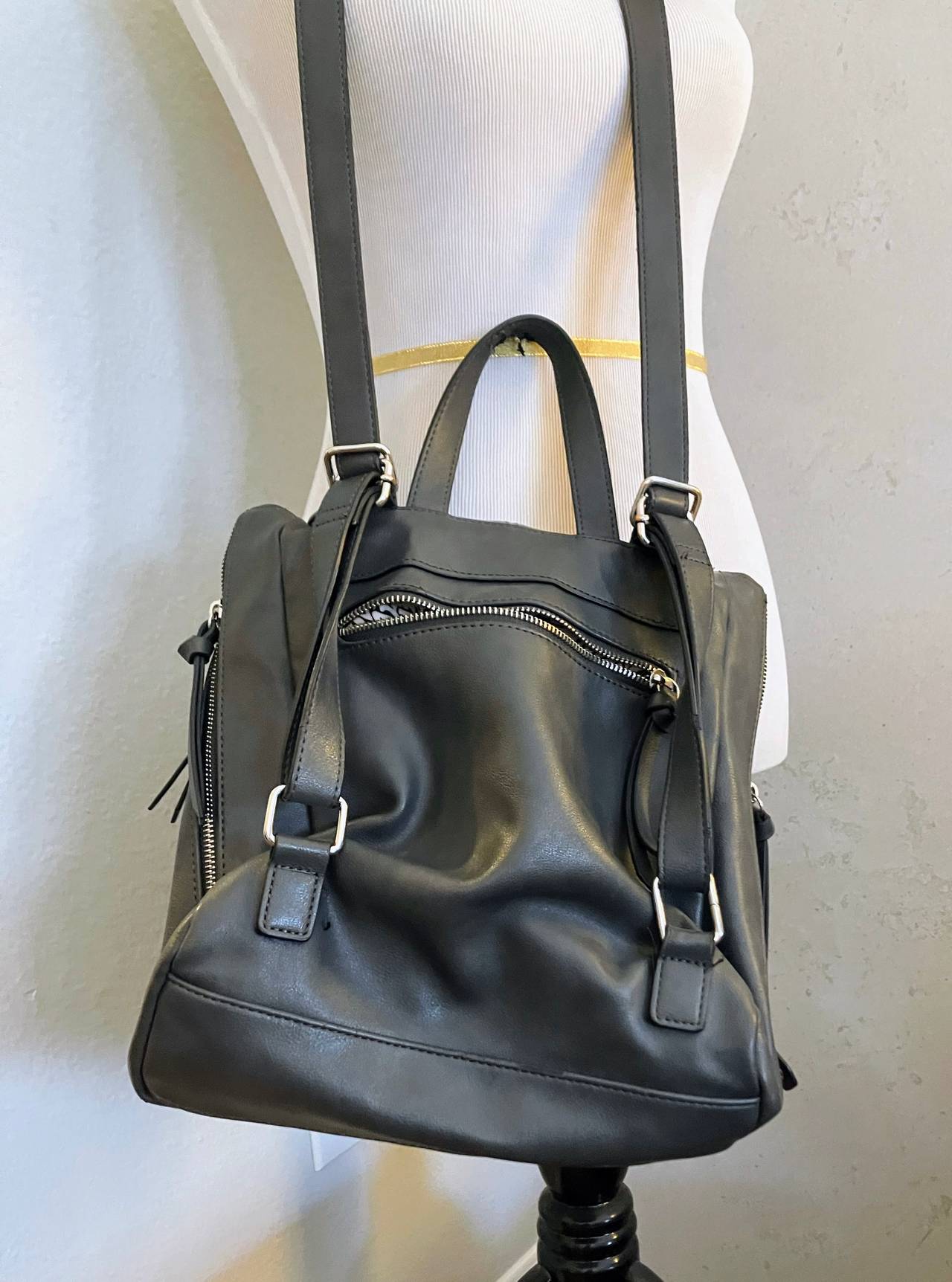 Leather Backpack Purse