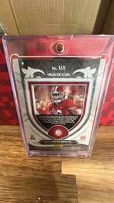 2021 Panini Prizm Draft Picks DeVonta Smith Crusade Gold Ice RC - Image 2